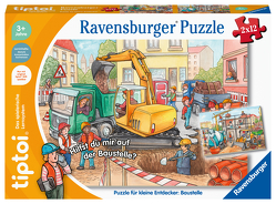 Ravensburger tiptoi Puzzle 00137 Puzzle für kleine Entdecker: Baustelle, Puzzle für Kinder ab 3 Jahren, für 1 Spieler