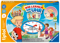 Ravensburger tiptoi® Spiel 00126 – Wir lernen die Uhr – interaktives Lernspiel ab 6 Jahren, mit digitaler und analoger Uhr zum selbst einstellen von Haferkamp,  Kai
