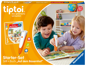 Ravensburger tiptoi Starter-Set 00114: Stift und Bauernhof-Buch – Lernsystem für Kinder ab 4 Jahren von Friese,  Inka, Nieländer,  Peter