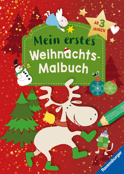 Ravensburger Weihnachtsmalbuch – 48 Ausmalbilder für Kinder ab 3 Jahren – mit gestalteter Widmung von Legien,  Sabine