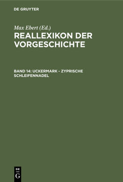 Reallexikon der Vorgeschichte / Uckermark – Zyprische Schleifennadel von Ebert,  Max