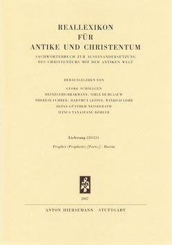 Reallexikon für Antike und Christentum