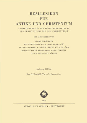 Reallexikon für Antike und Christentum