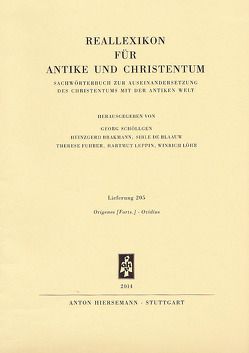 Reallexikon für Antike und Christentum