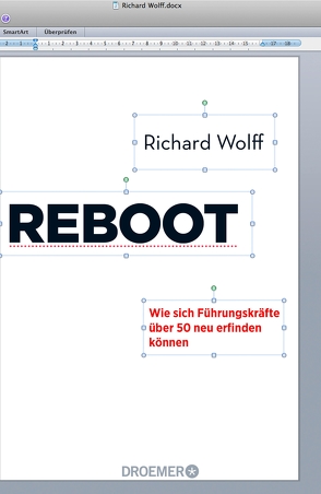 Reboot von Wolff,  Richard