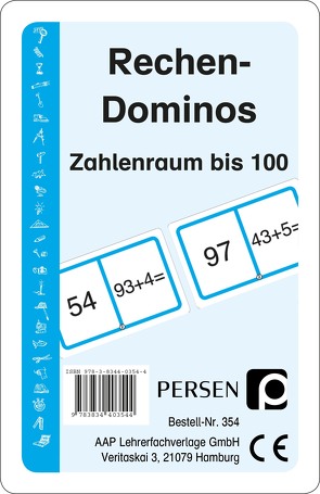 Rechen-Dominos: Zahlenraum bis 100 von Lange,  Angelika, Lange,  Jürgen