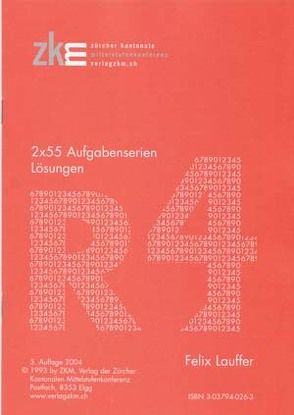 Rechenserien R4 Lösungen von Lauffer,  Felix
