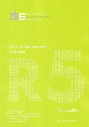 Rechenserien R5 Lösungen von Lauffer,  Felix