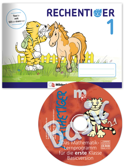 Rechentiger 1 mit CD-ROM Mathetiger Basic 1 von Laubis,  Thomas, Sagner,  Ida