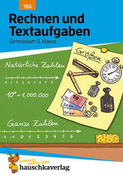 Rechnen und Textaufgaben – Gymnasium 5. Klasse von Simpson,  Susanne, Specht,  Gisela, Wefers,  Tina