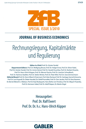 Rechnungslegung, Kapitalmärkte und Regulierung von Ewert,  Ralf, Küpper,  Hans-Ulrich
