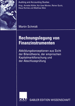 Rechnungslegung von Finanzinstrumenten von Schmidt,  Martin