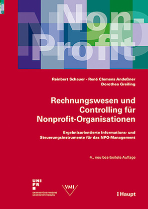 Rechnungswesen und Controlling für Nonprofit-Organisationen von Andessner,  René Clemens, Greiling,  Dorothea, Schauer,  Reinbert