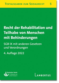 Recht der Rehabilitation und Teilhabe behinderter Menschen