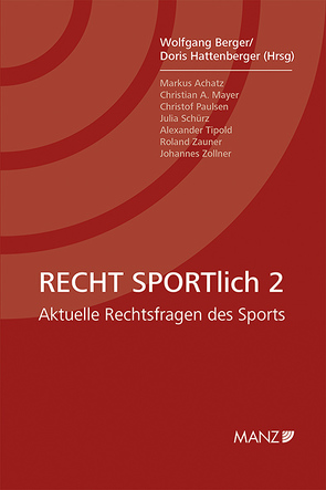 RECHT SPORTlich 2 von Berger,  Wolfgang, Hattenberger,  Doris