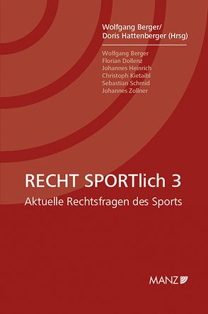 RECHT SPORTlich 3 von Berger,  Wolfgang, Hattenberger,  Doris