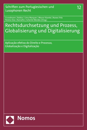 Rechtsdurchsetzung und Prozess, Globalisierung und Digitalisierung von Baldus,  Christian, Dias,  Rui Pereira, Fritz,  Karina Nunes, Grundmann,  Stefan, Marques,  Claudia Lima, Mendes,  Laura Schertel, Ramalho,  Tiago Azevedo, Vicente,  Dario Moura