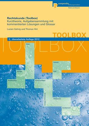 Rechtskunde (Toolbox) von Gehrig,  Lucien, Hirt,  Thomas