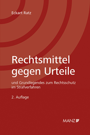 Rechtsmittel gegen Urteile von Ratz,  Eckart