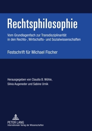 Rechtsphilosophie von Augeneder,  Silvia, Urnik,  Sabine, Wöhle,  Claudia B.