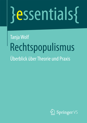 Rechtspopulismus von Wolf,  Tanja