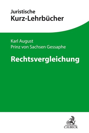Rechtsvergleichung von Sachsen Gessaphe,  Karl August Prinz von