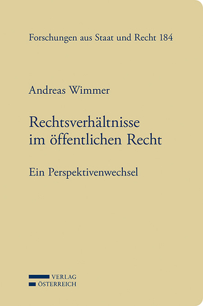 Rechtsverhältnisse im öffentlichen Recht von Wimmer,  Andreas