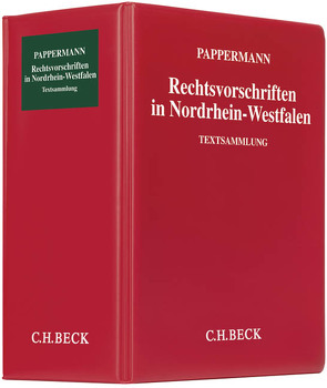 Rechtsvorschriften in Nordrhein-Westfalen von Mokros,  Reinhard, Pappermann,  Ernst