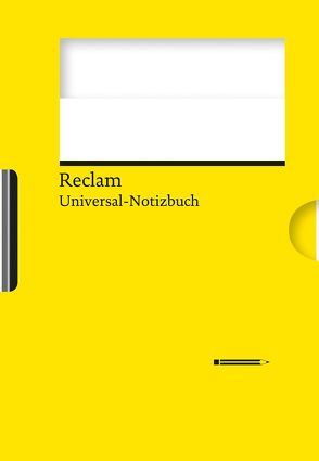 Reclams Universal-Notizbuch (gelb) von Blum,  Wolfgang