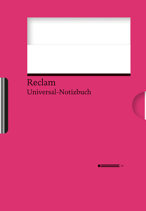 Reclams Universal-Notizbuch (magenta) von Blum,  Wolfgang