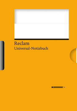 Reclams Universal-Notizbuch (orange) von Blum,  Wolfgang