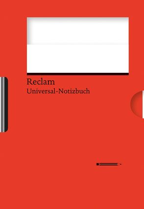 Reclams Universal-Notizbuch (rot) von Blum,  Wolfgang