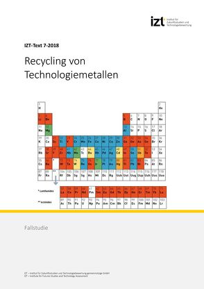 Recycling von Technologiemetallen von Behrendt,  Siegfried