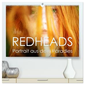 REDHEADS – Portrait aus dem Paradies (hochwertiger Premium Wandkalender 2024 DIN A2 quer), Kunstdruck in Hochglanz von Allgaier (ullision),  Ulrich