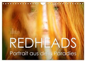 REDHEADS – Portrait aus dem Paradies (Wandkalender 2024 DIN A4 quer), CALVENDO Monatskalender von Allgaier (ullision),  Ulrich