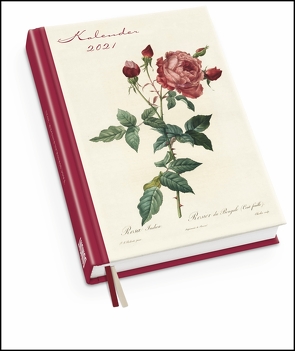Redoutés Rosen Taschenkalender 2021 ‒ Terminplaner mit Wochenkalendarium ‒ Format 11,3 x 16,3 cm von Redouté,  Pierre-Joseph