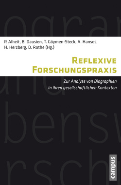 Reflexive Forschungspraxis von Alheit,  Peter, Dausien,  Bettina, Göymen-Steck,  Thomas, Hanses,  Andreas, Herzberg,  Heidrun, Rothe,  Daniela