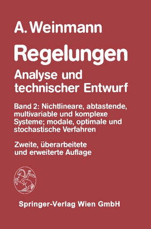 Regelungen – Analyse und technischer Entwurf von Weinmann,  Alexander