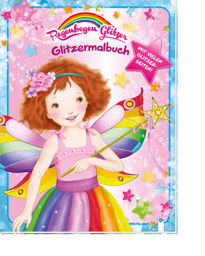 Regenbogen Glitzer-Malbuch „Fee Flora“ von Krutop,  Lee