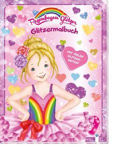 Regenbogen Glitzer-Malbuch „Tina Ballerina“ von Krutop,  Lee