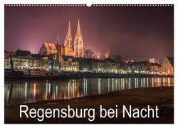 Regensburg bei Nacht (Wandkalender 2024 DIN A2 quer), CALVENDO Monatskalender von StGrafix,  StGrafix