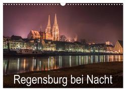 Regensburg bei Nacht (Wandkalender 2024 DIN A3 quer), CALVENDO Monatskalender von StGrafix,  StGrafix