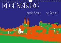 Regensburg bunte Ecken by foso art (Wandkalender 2019 DIN A4 quer) von Sock,  Reinhard