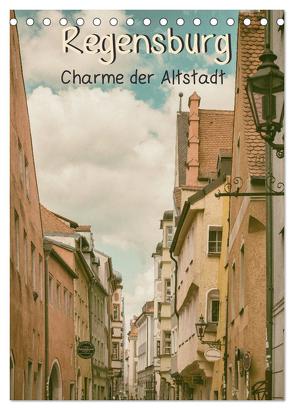 Regensburg – Charme der Altstadt (Tischkalender 2024 DIN A5 hoch), CALVENDO Monatskalender von Teßen,  Sonja