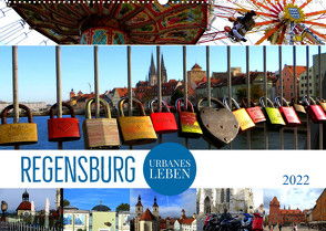 REGENSBURG – urbanes Leben (Wandkalender 2022 DIN A2 quer) von Bleicher,  Renate