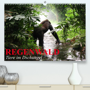 Regenwald • Tiere im Dschungel (Premium, hochwertiger DIN A2 Wandkalender 2023, Kunstdruck in Hochglanz) von Stanzer,  Elisabeth