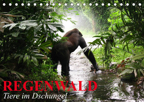 Regenwald • Tiere im Dschungel (Tischkalender 2023 DIN A5 quer) von Stanzer,  Elisabeth