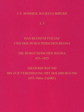 Regesta Imperii. I. Die Regesten des Kaiserreichs unter den Karolingern 751-918 (987/1032) von Zielinski,  Herbert