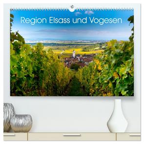 Region Elsass und Vogesen (hochwertiger Premium Wandkalender 2024 DIN A2 quer), Kunstdruck in Hochglanz von Voigt,  Tanja