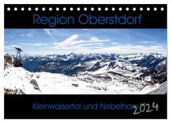 Region Oberstdorf – Kleinwalsertal und Nebelhorn (Tischkalender 2024 DIN A5 quer), CALVENDO Monatskalender von Eisele,  Horst